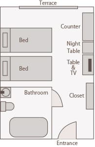 コンパクトツイン間取り図